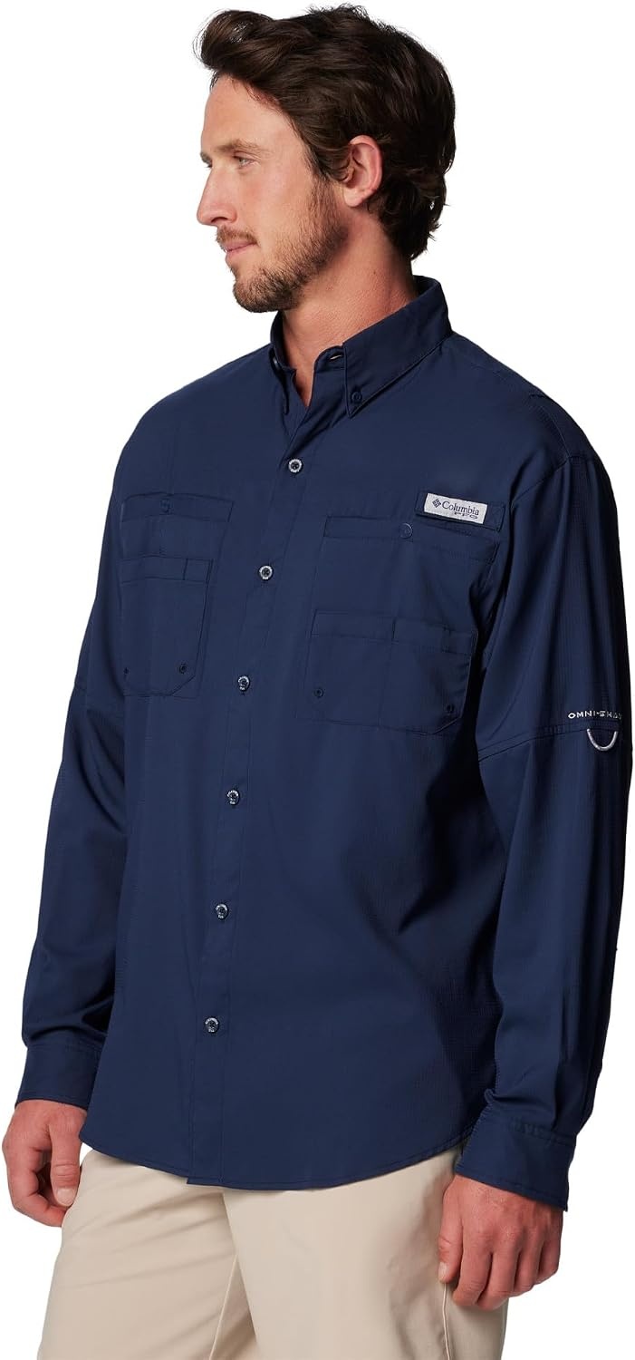 image:imageColumbia PFG Tamiami II Long Sleeve Shirt Langarm Outdoor Wanderhemd fr HerrenCollegiate Navy
