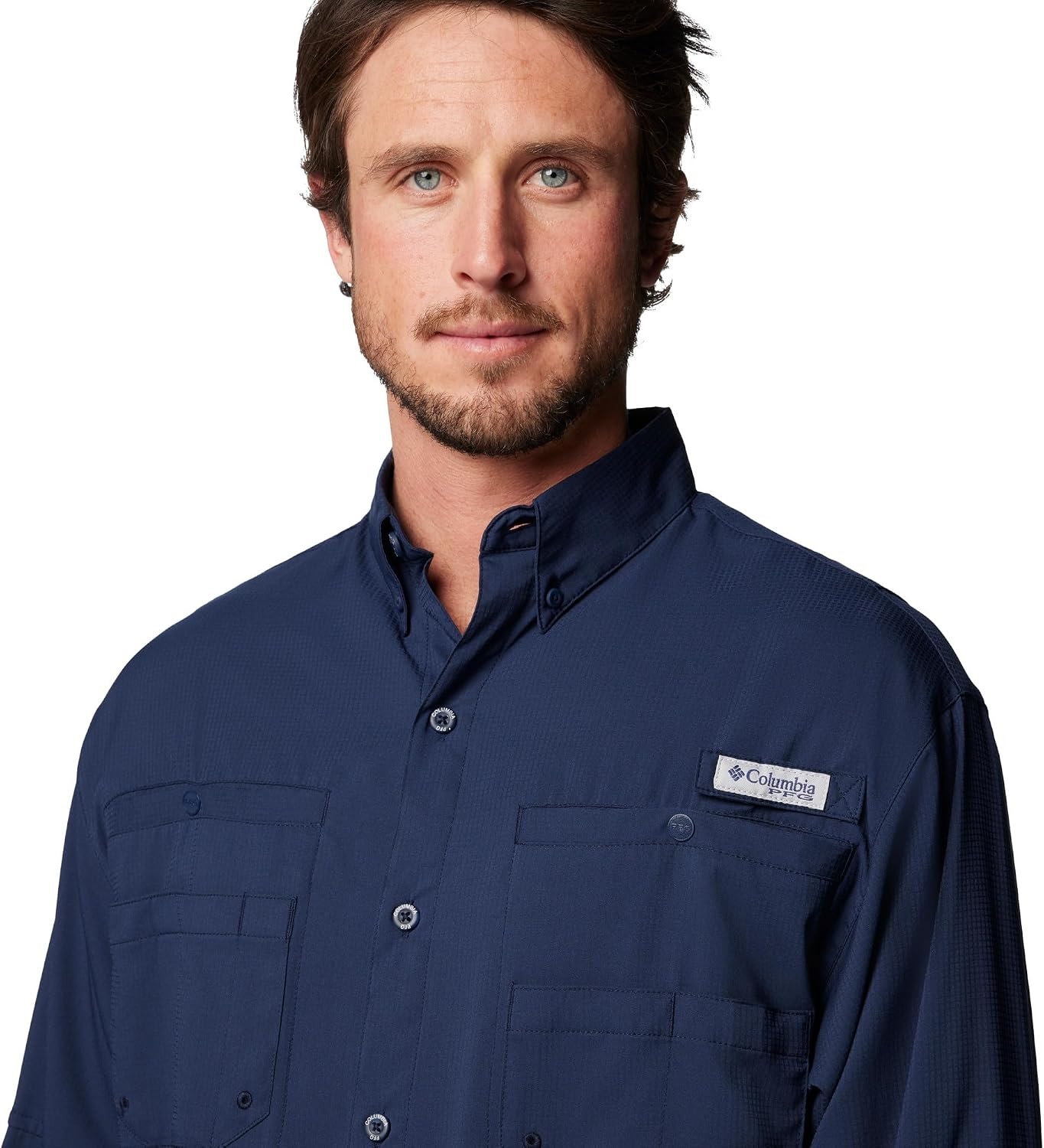 image:imageColumbia PFG Tamiami II Long Sleeve Shirt Langarm Outdoor Wanderhemd fr HerrenCollegiate Navy