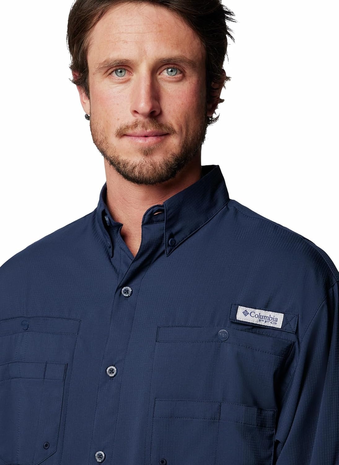 image:imageColumbia PFG Tamiami II Long Sleeve Shirt Langarm Outdoor Wanderhemd fr HerrenCollegiate Navy