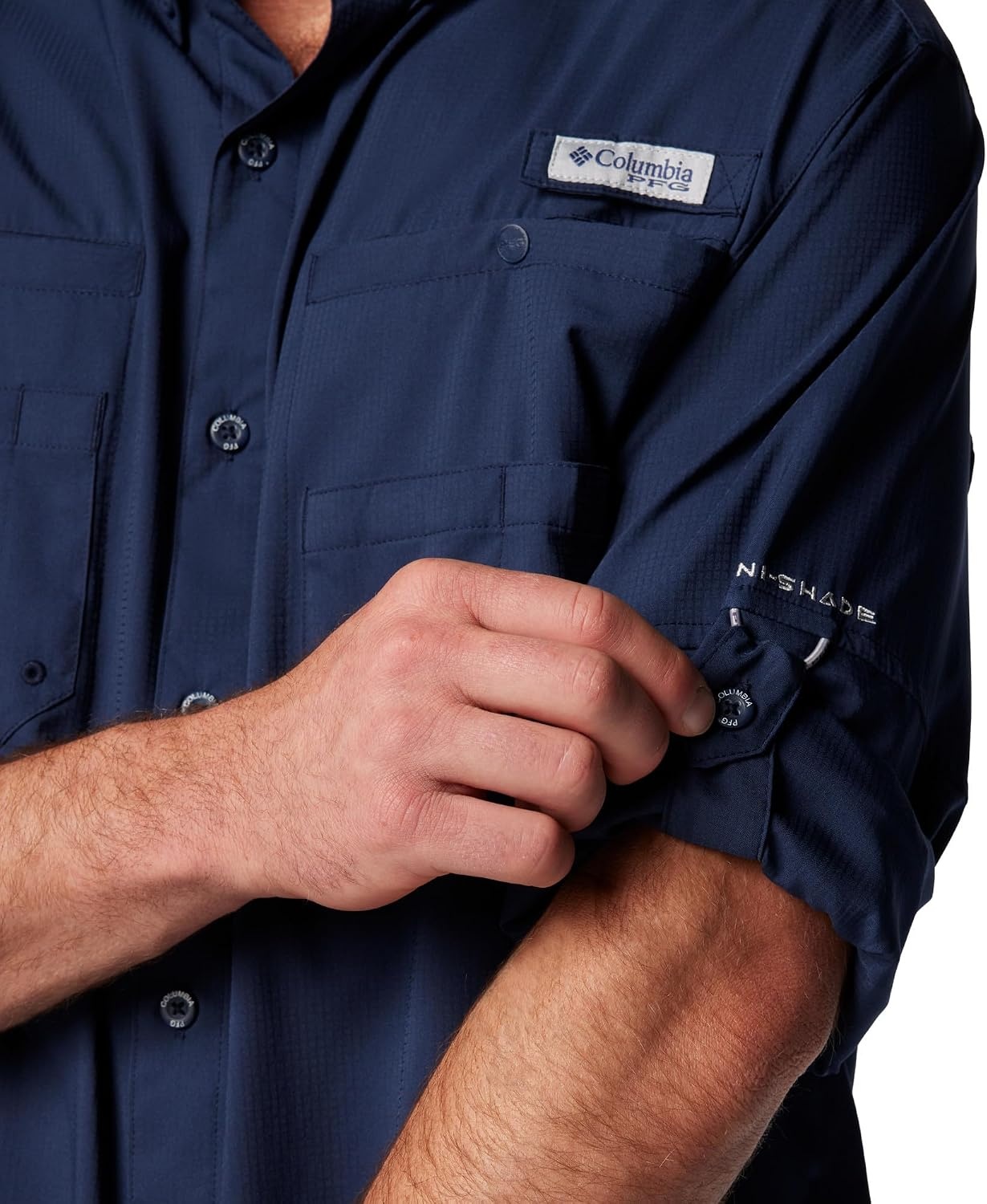 image:imageColumbia PFG Tamiami II Long Sleeve Shirt Langarm Outdoor Wanderhemd fr HerrenCollegiate Navy
