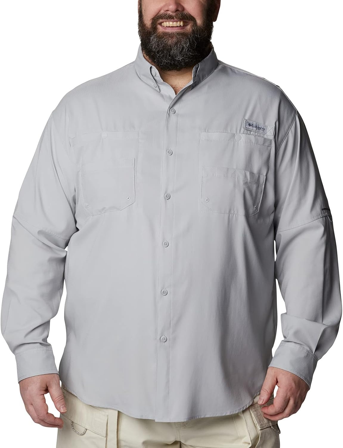 image:imageColumbia PFG Tamiami II Long Sleeve Shirt Langarm Outdoor Wanderhemd fr HerrenCool Grey