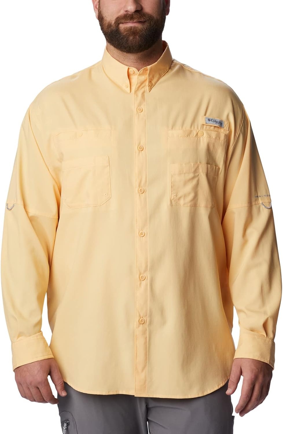 image:imageColumbia PFG Tamiami II Long Sleeve Shirt Langarm Outdoor Wanderhemd fr HerrenKakaobutter