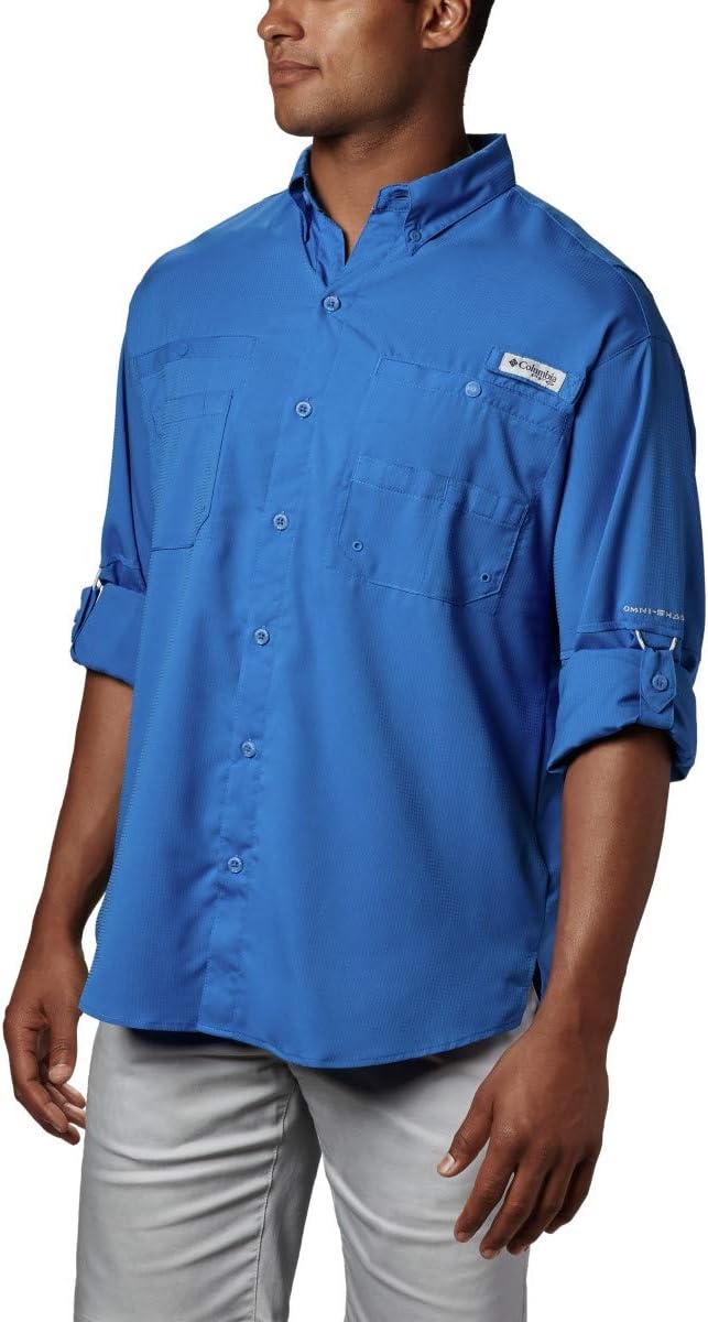 image:imageColumbia PFG Tamiami II Long Sleeve Shirt Langarm Outdoor Wanderhemd fr HerrenLebhaftes Blau