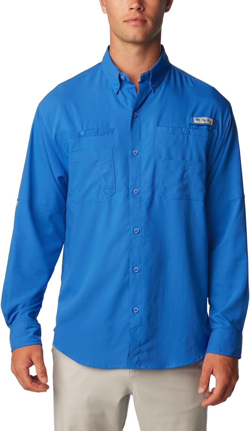image:imageColumbia PFG Tamiami II Long Sleeve Shirt Langarm Outdoor Wanderhemd fr HerrenLebhaftes Blau