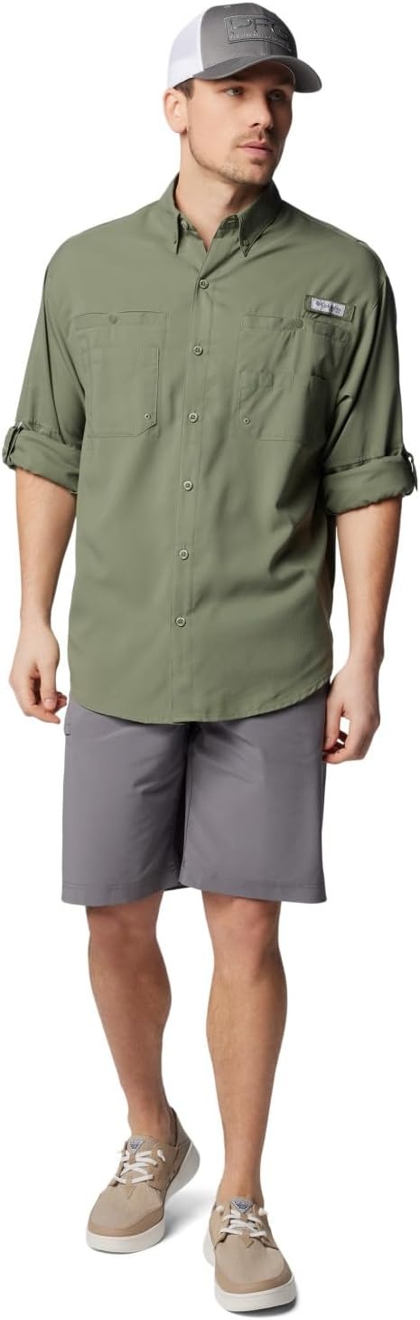 image:imageColumbia PFG Tamiami II Long Sleeve Shirt Langarm Outdoor Wanderhemd fr HerrenZypresse