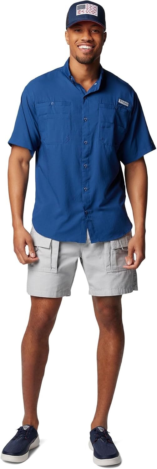image:imageColumbia PFG Tamiami II Short Sleeve Shirt Kurzarm Outdoor Wanderhemd fr HerrenCarbon