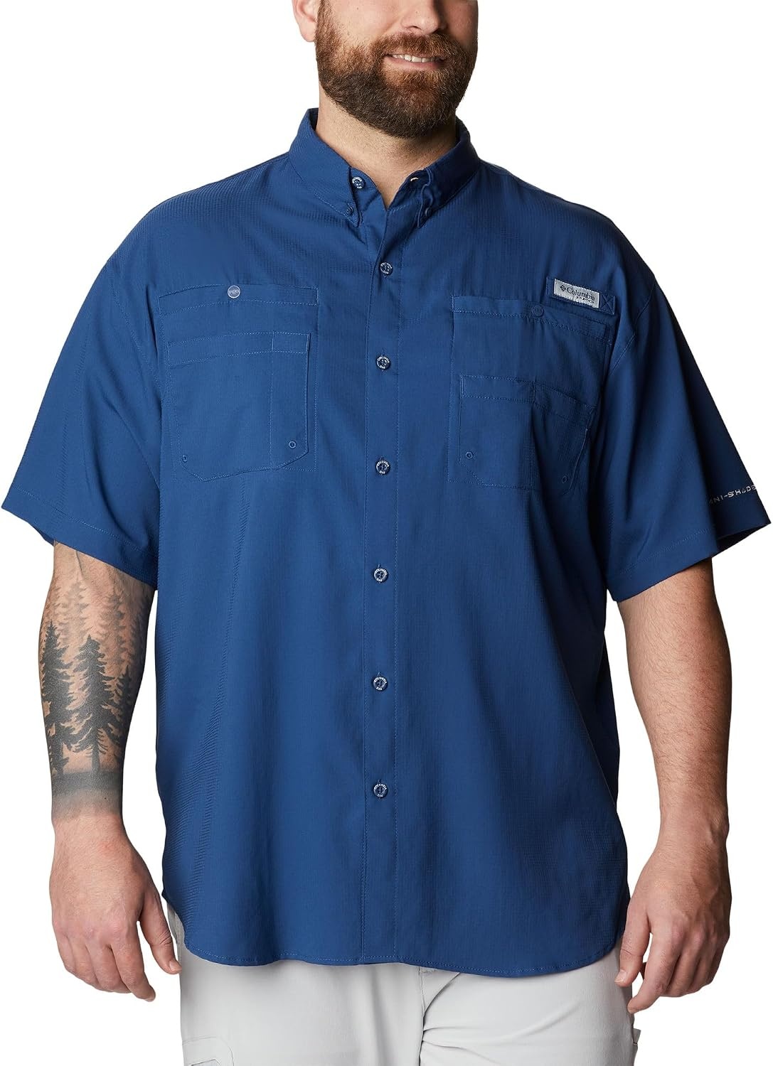 image:imageColumbia PFG Tamiami II Short Sleeve Shirt Kurzarm Outdoor Wanderhemd fr HerrenCarbon