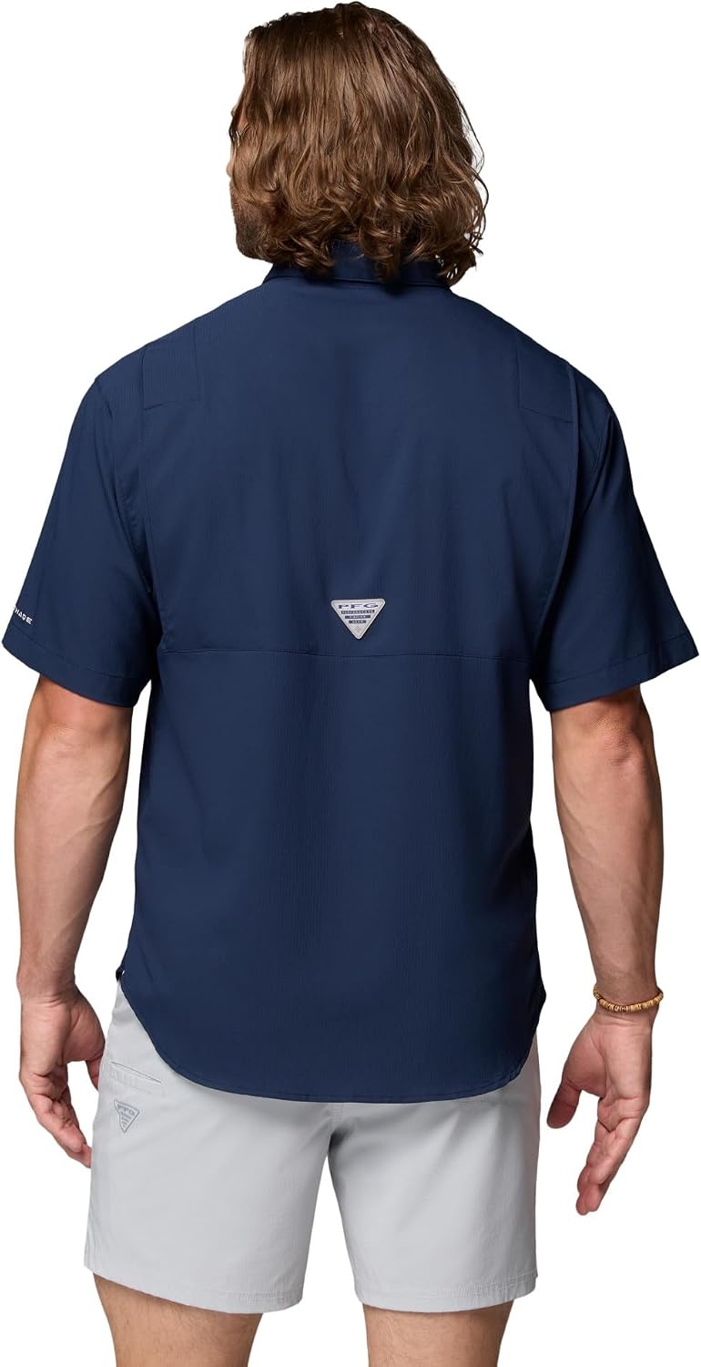 image:imageColumbia PFG Tamiami II Short Sleeve Shirt Kurzarm Outdoor Wanderhemd fr HerrenCollegiate Marineblau