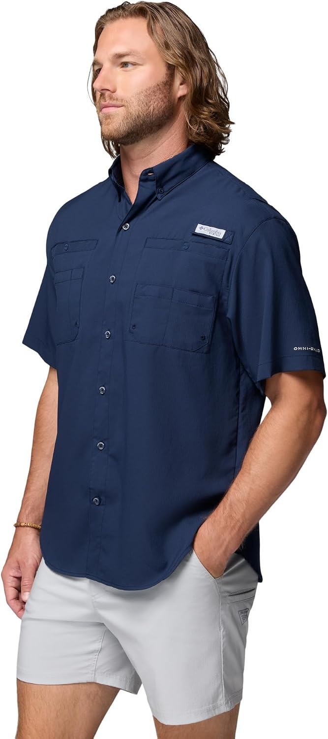 image:imageColumbia PFG Tamiami II Short Sleeve Shirt Kurzarm Outdoor Wanderhemd fr HerrenCollegiate Navy