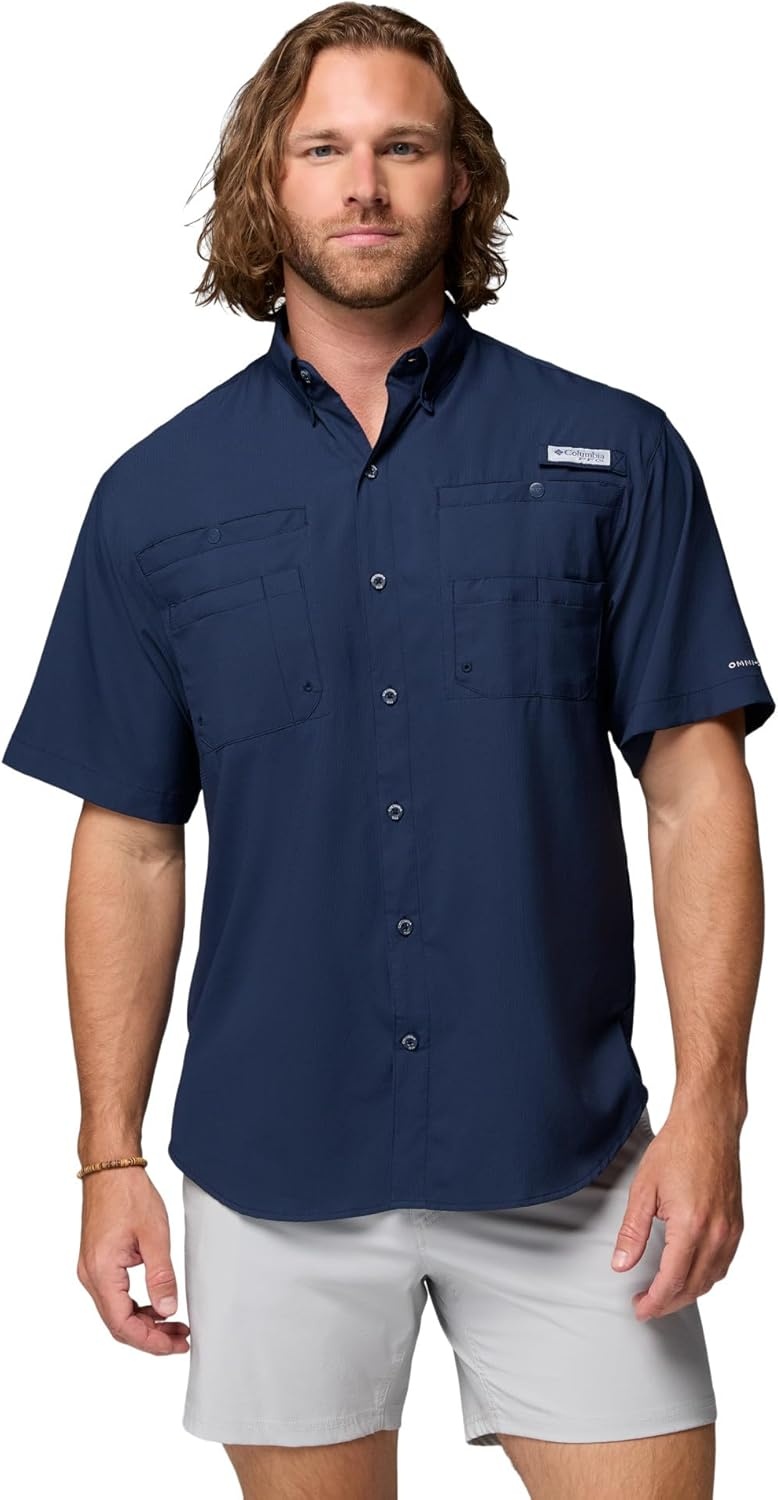 image:imageColumbia PFG Tamiami II Short Sleeve Shirt Kurzarm Outdoor Wanderhemd fr HerrenCollegiate Navy
