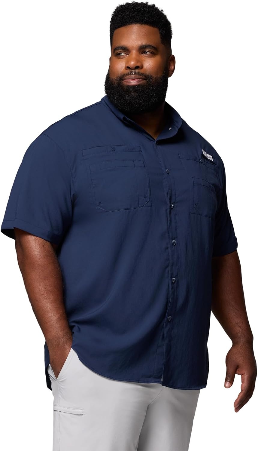 image:imageColumbia PFG Tamiami II Short Sleeve Shirt Kurzarm Outdoor Wanderhemd fr HerrenCollegiate Navy