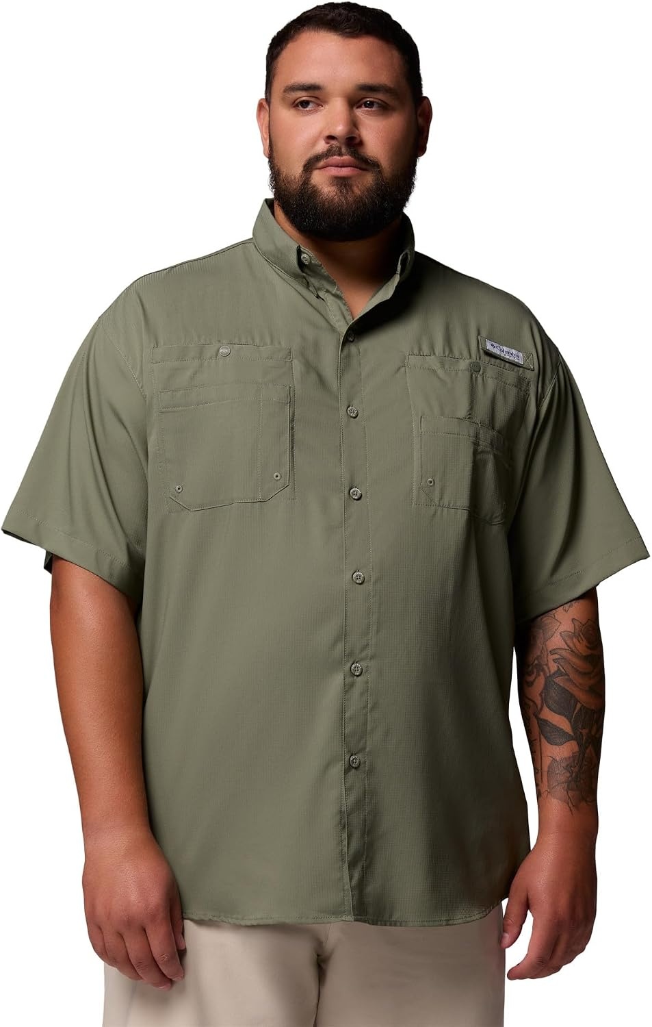 image:imageColumbia PFG Tamiami II Short Sleeve Shirt Kurzarm Outdoor Wanderhemd fr HerrenCypress