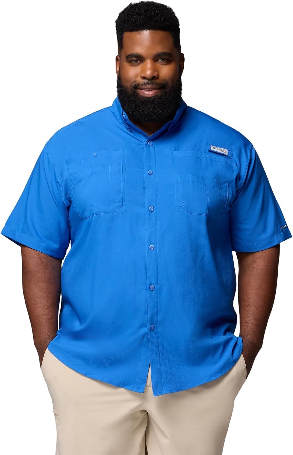 image:imageColumbia PFG Tamiami II Short Sleeve Shirt Kurzarm Outdoor Wanderhemd fr HerrenLebhaftes Blau