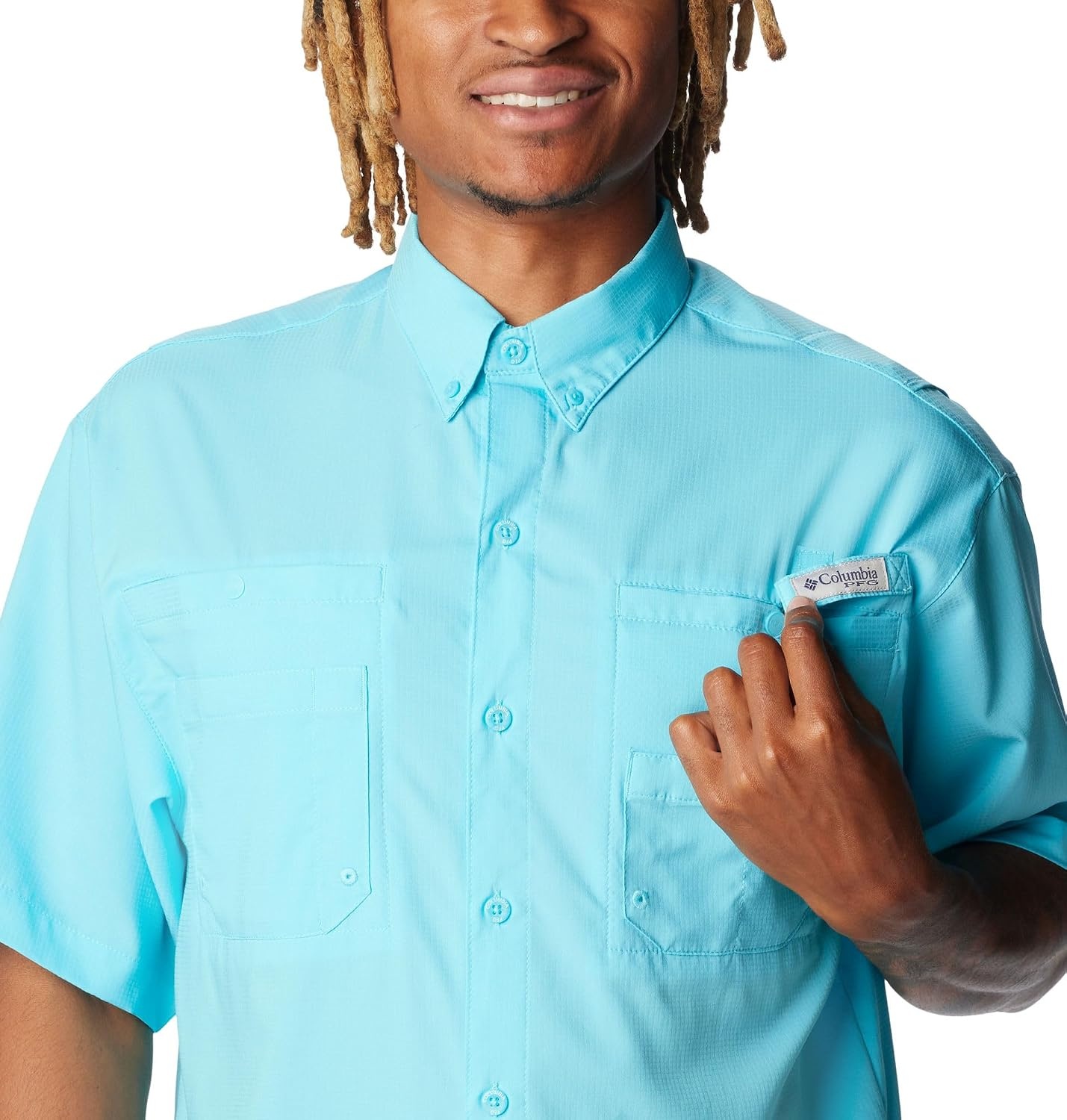 image:imageColumbia PFG Tamiami II Short Sleeve Shirt Kurzarm Outdoor Wanderhemd fr HerrenOpalblau