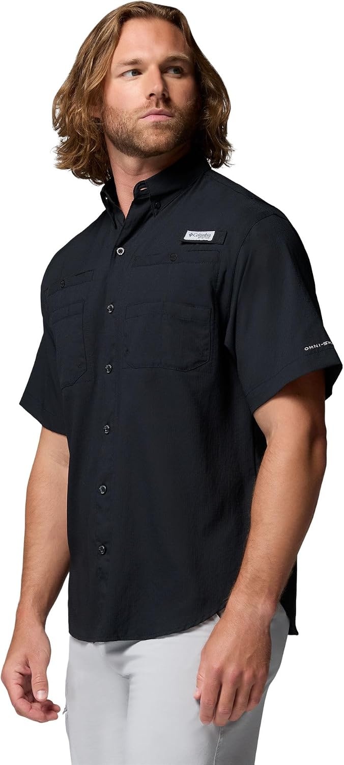 image:imageColumbia PFG Tamiami II Short Sleeve Shirt Kurzarm Outdoor Wanderhemd fr HerrenSchwarz