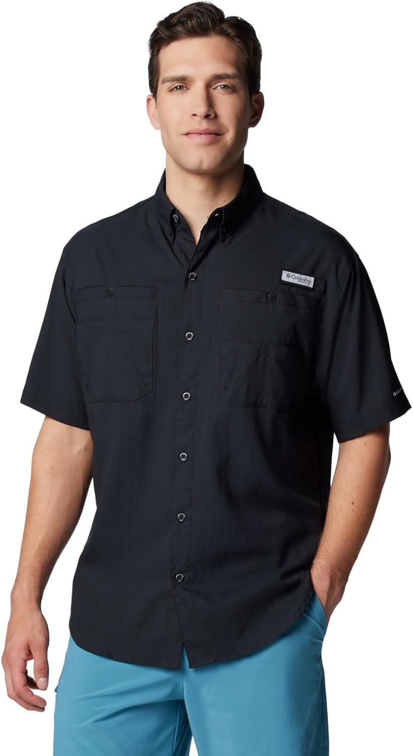 image:imageColumbia PFG Tamiami II Short Sleeve Shirt Kurzarm Outdoor Wanderhemd fr HerrenSchwarz