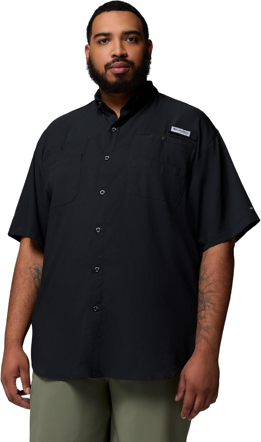 image:imageColumbia PFG Tamiami II Short Sleeve Shirt Kurzarm Outdoor Wanderhemd fr HerrenSchwarz