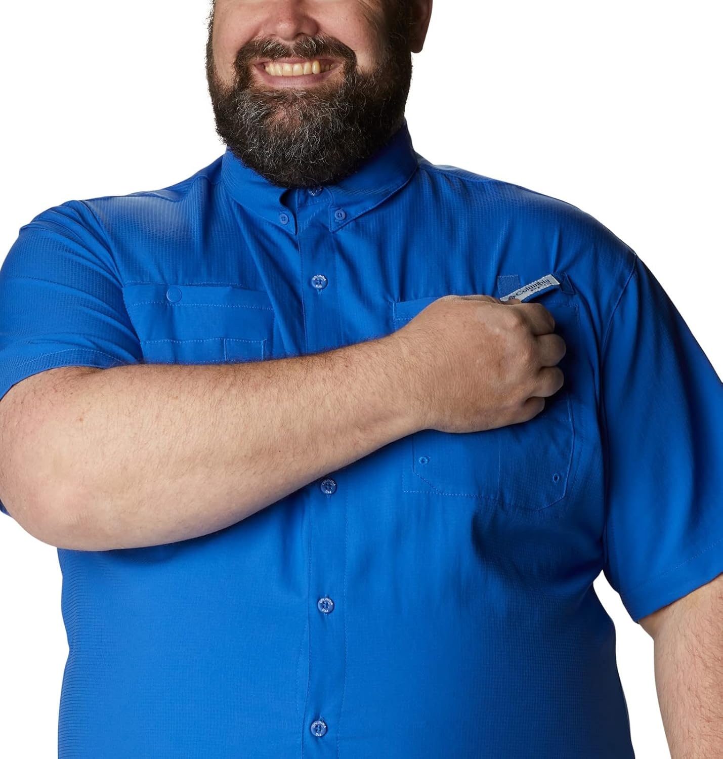 image:imageColumbia PFG Tamiami II Short Sleeve Shirt Kurzarm Outdoor Wanderhemd fr HerrenVivid Blue