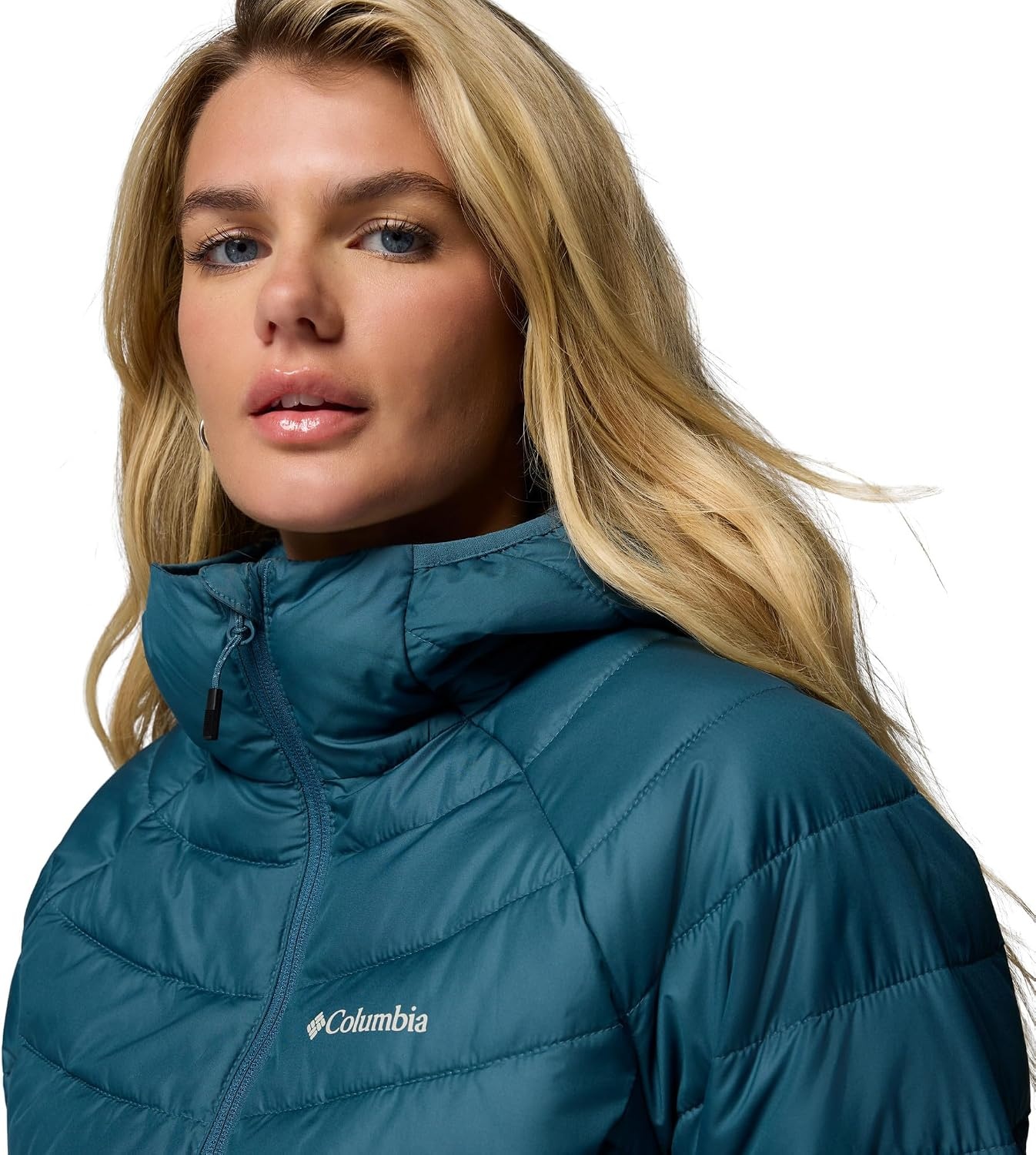 image:imageColumbia POWDER LITE II HOODED JACKETEverblue