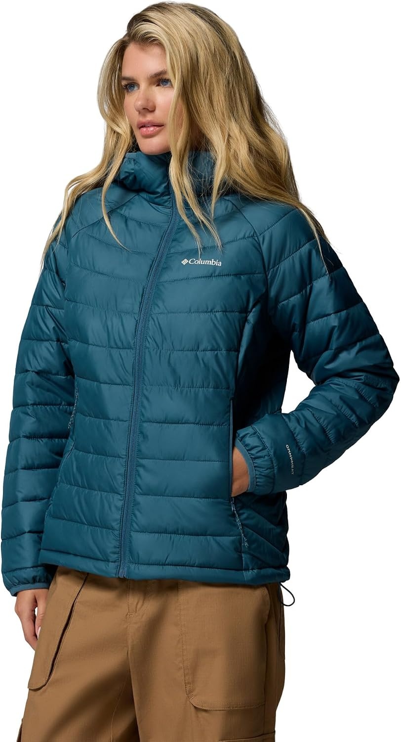 image:imageColumbia POWDER LITE II HOODED JACKETEverblue