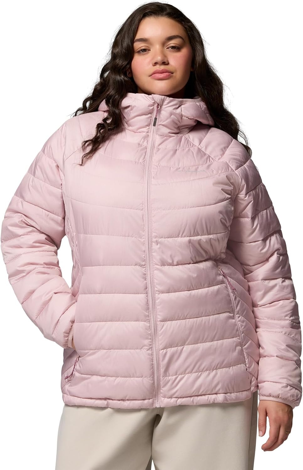 image:imageColumbia POWDER LITE II HOODED JACKETMineral Pink Ripstop
