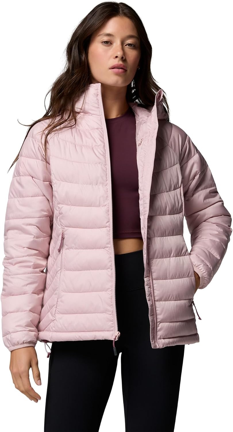 image:imageColumbia POWDER LITE II HOODED JACKETMineral Pink Ripstop