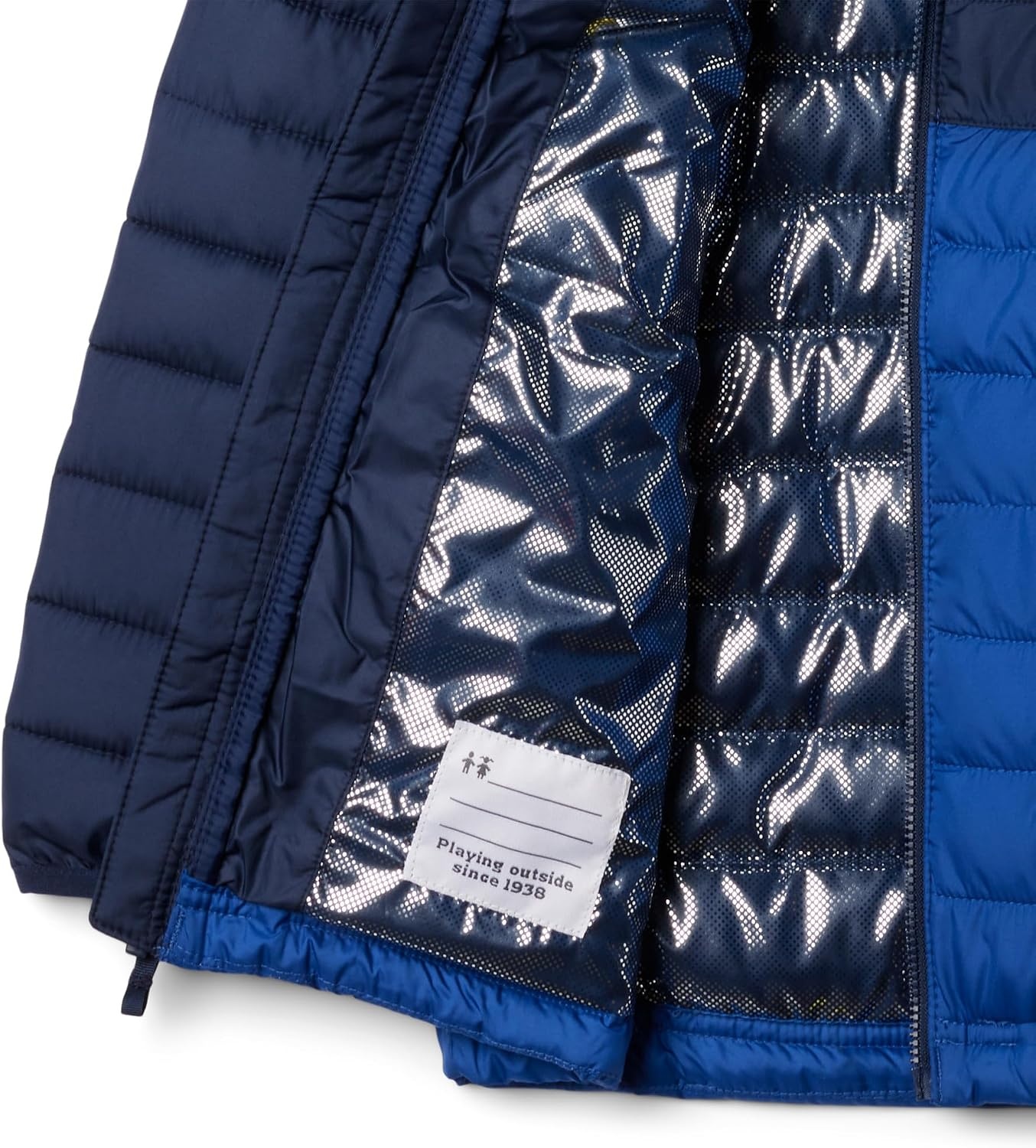 image:imageColumbia POWDER LITE II HOODED JACKETMountain BlueCollegiate Navy