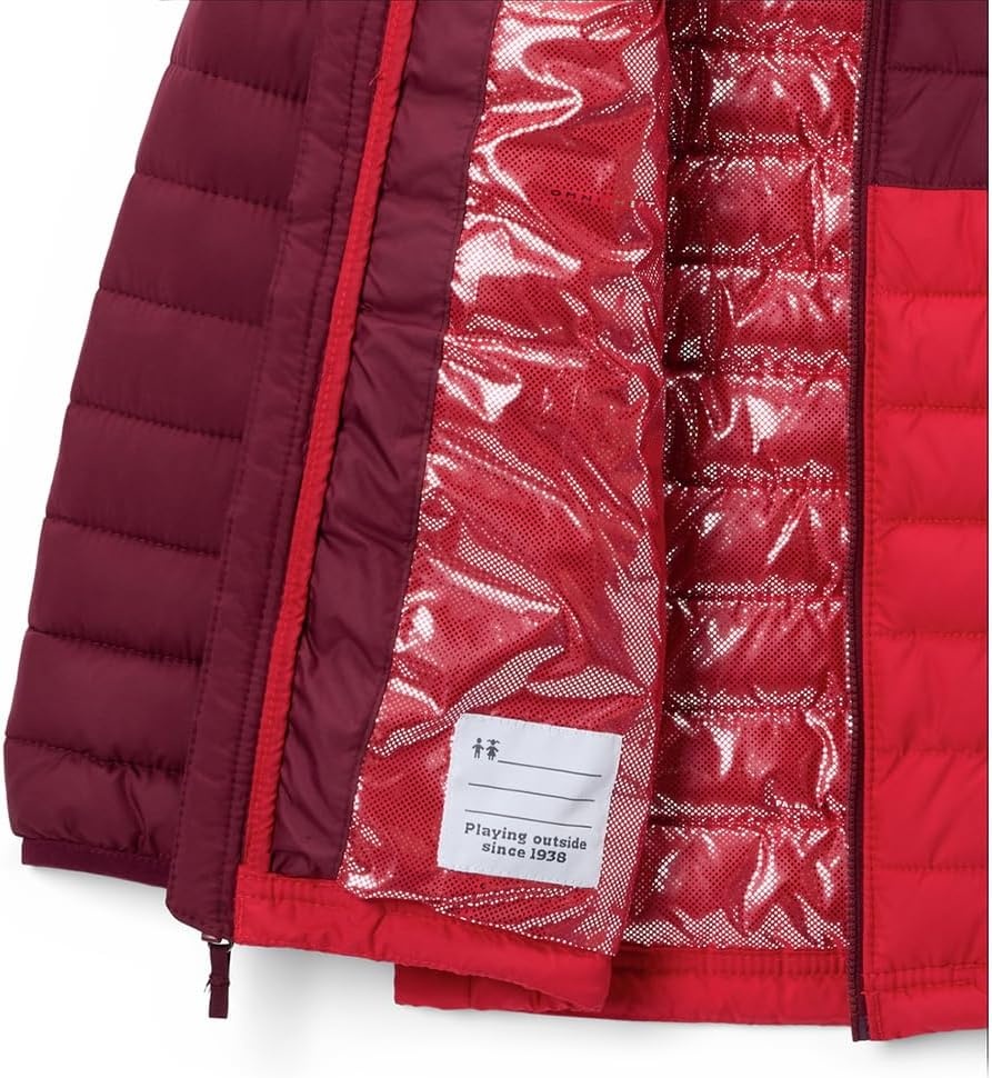 image:imageColumbia POWDER LITE II HOODED JACKETMountain Red Rich Wine