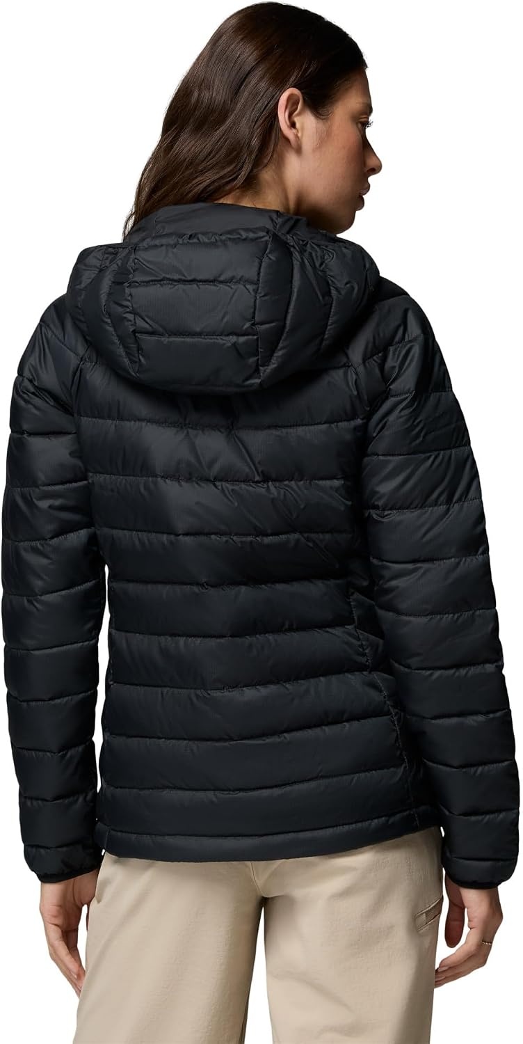 image:imageColumbia POWDER LITE II HOODED JACKETSchwarzer Ripstop