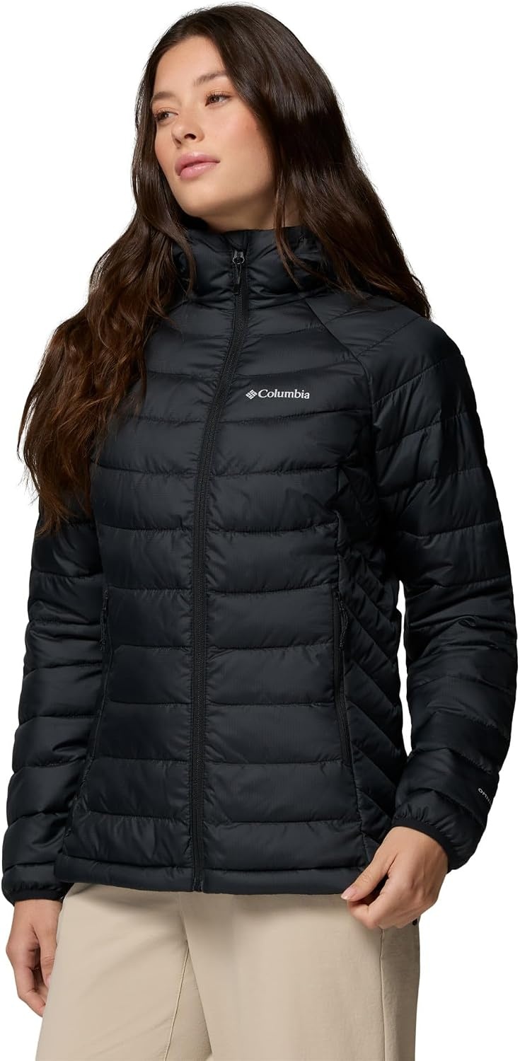 image:imageColumbia POWDER LITE II HOODED JACKETSchwarzer Ripstop
