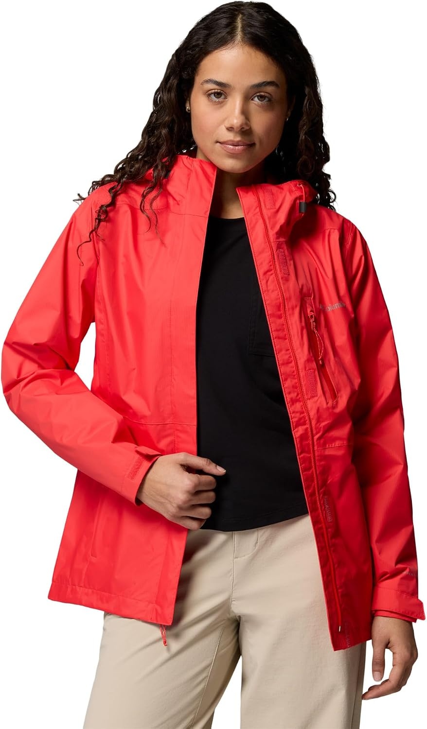 image:imageColumbia Pouring Adventure III Jacket Wasserdichte Regenjacke fr DamenPoppy Red