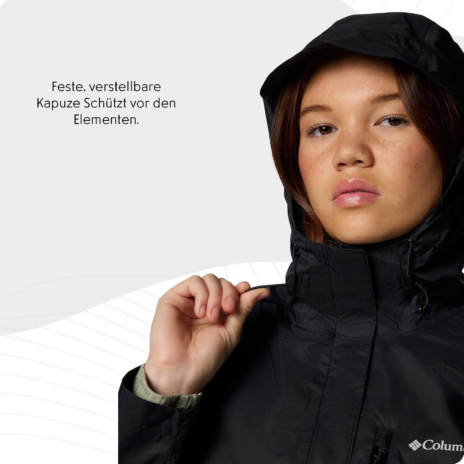 image:imageColumbia Pouring Adventure III Jacket Wasserdichte Regenjacke fr DamenSchwarz