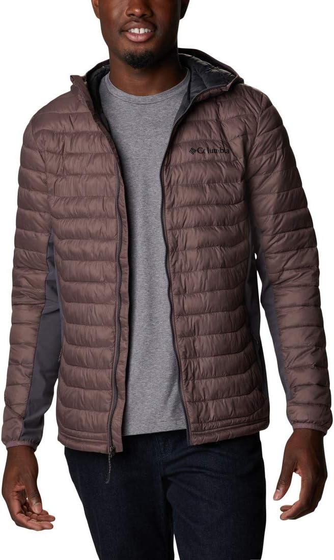 image:imageColumbia Powder Pass Hooded Jacket Steppjacke mit Kapuze fr HerrenBasalt Timber