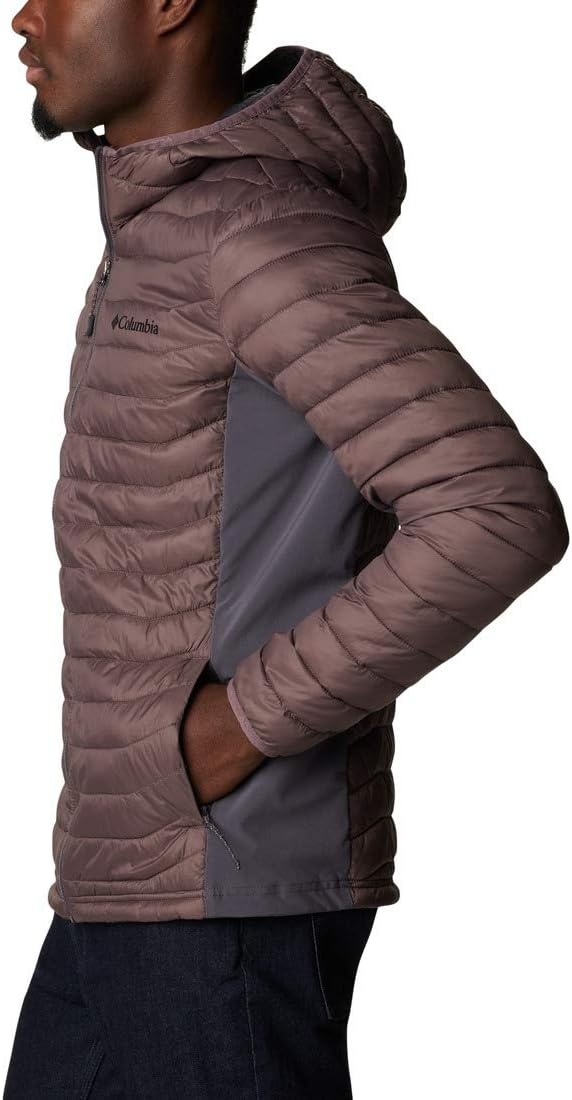 image:imageColumbia Powder Pass Hooded Jacket Steppjacke mit Kapuze fr HerrenBasalt Timber