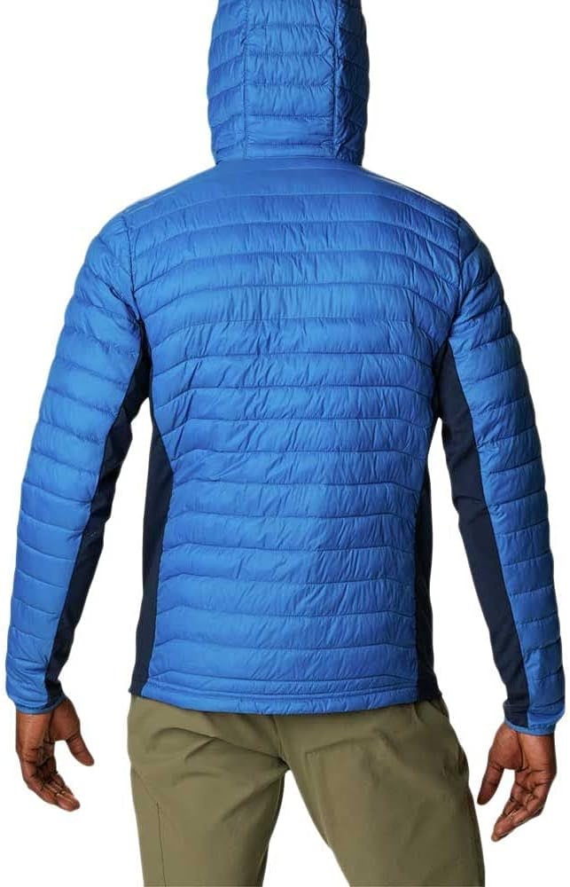 image:imageColumbia Powder Pass Hooded Jacket Steppjacke mit Kapuze fr HerrenBright Indigo Collegiate Navy