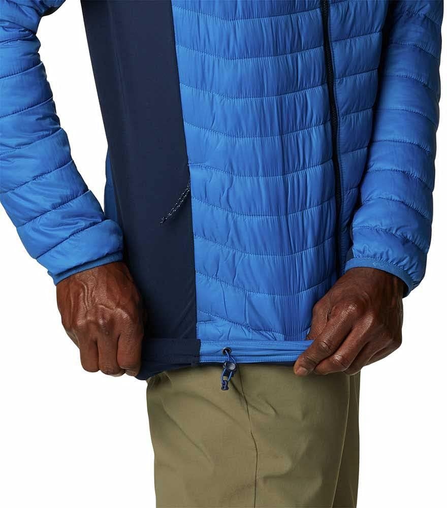 image:imageColumbia Powder Pass Hooded Jacket Steppjacke mit Kapuze fr HerrenBright Indigo Collegiate Navy