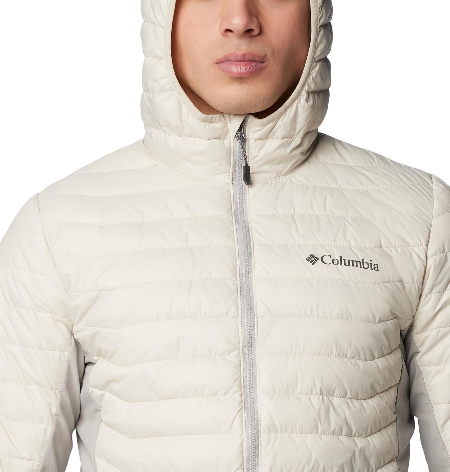 image:imageColumbia Powder Pass Hooded Jacket Steppjacke mit Kapuze fr HerrenDark StoneFlint Grey