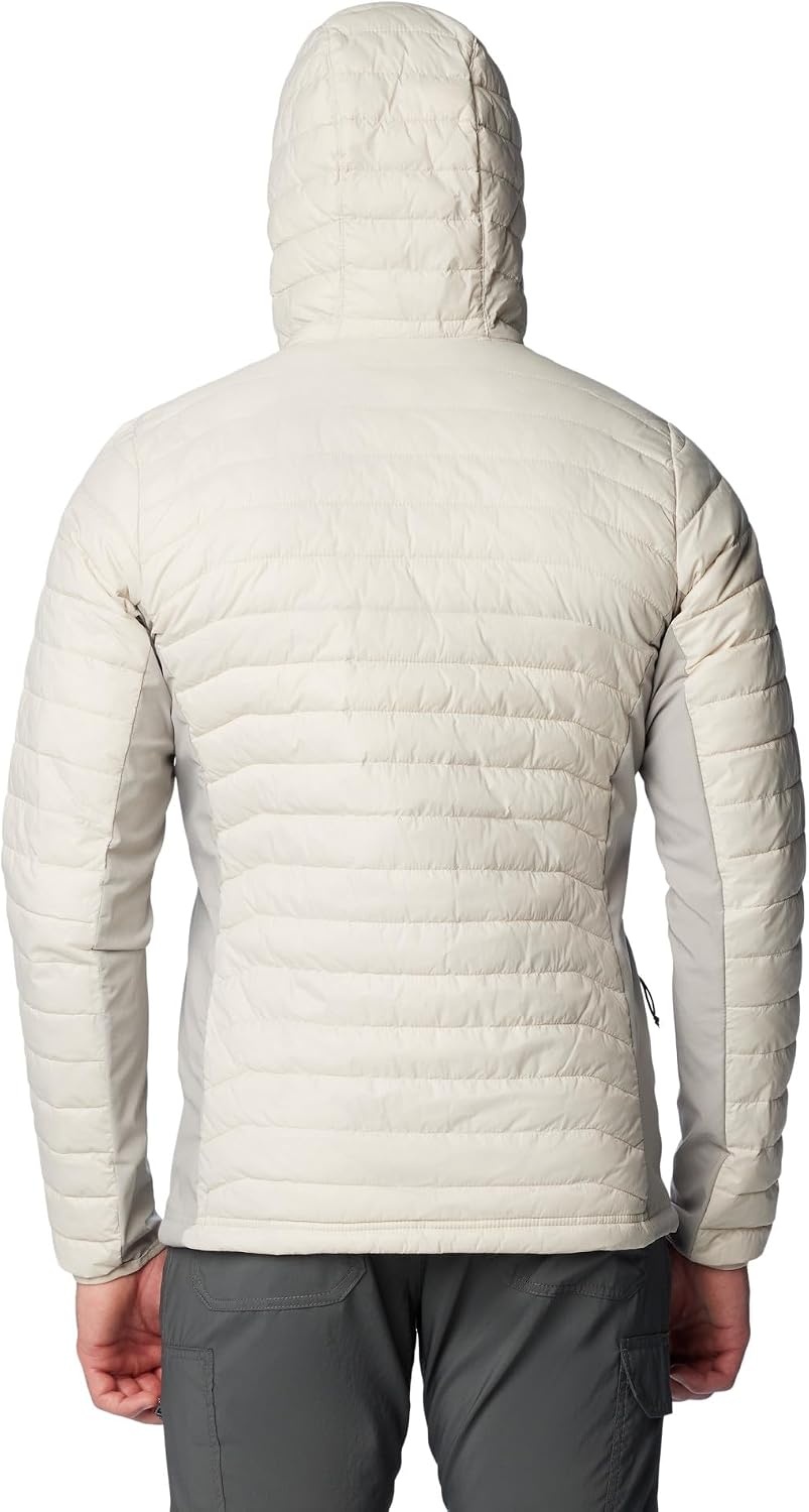 image:imageColumbia Powder Pass Hooded Jacket Steppjacke mit Kapuze fr HerrenDark StoneFlint Grey