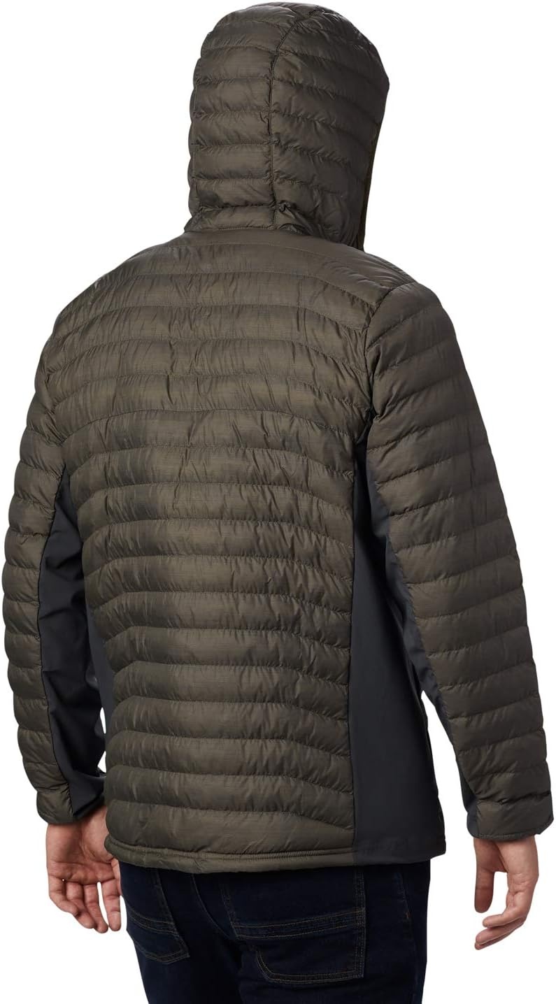 image:imageColumbia Powder Pass Hooded Jacket Steppjacke mit Kapuze fr HerrenNew Olive Heather