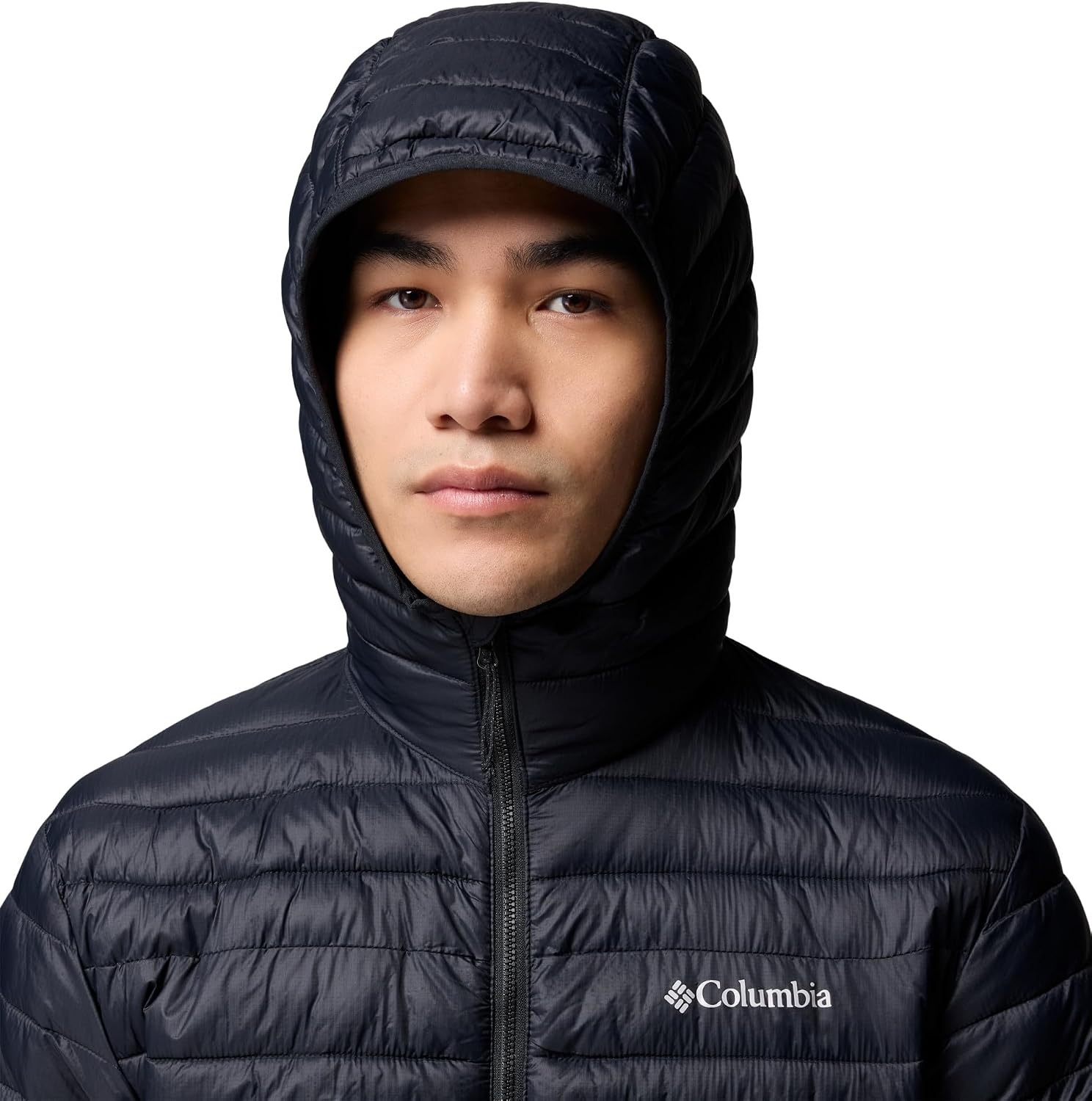 image:imageColumbia Powder Pass Hooded Jacket Steppjacke mit Kapuze fr HerrenSchwarz
