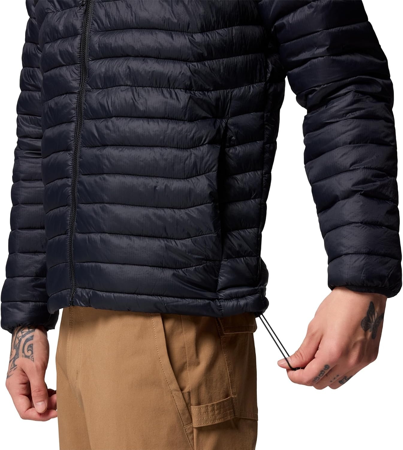 image:imageColumbia Powder Pass Hooded Jacket Steppjacke mit Kapuze fr HerrenSchwarz