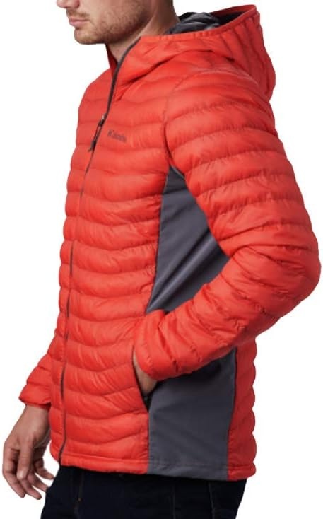 image:imageColumbia Powder Pass Hooded Jacket Steppjacke mit Kapuze fr HerrenWildfire