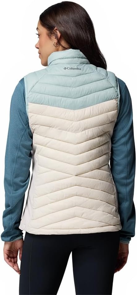 image:imageColumbia Powder Pass III Hybrid Vest Steppweste fr DamenDark Stone Crushed Blue