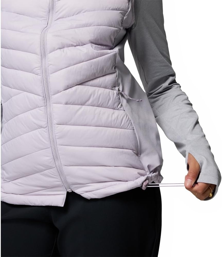 image:imageColumbia Powder Pass III Hybrid Vest Steppweste fr DamenLavender Pearl
