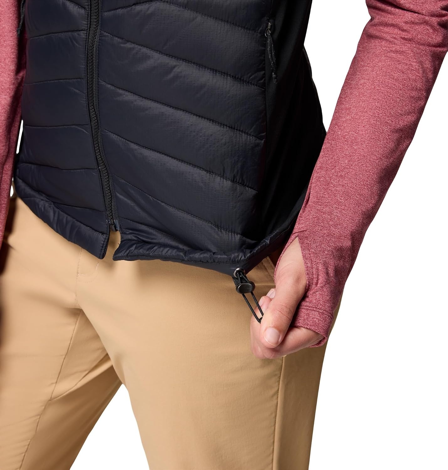 image:imageColumbia Powder Pass III Hybrid Vest Steppweste fr DamenSchwarz