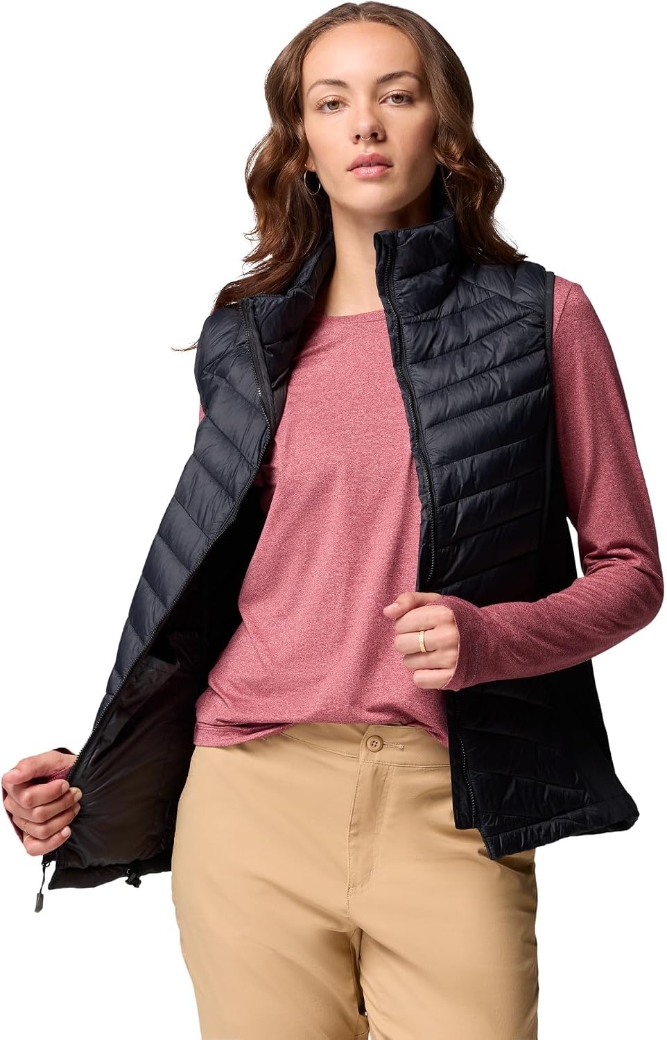 image:imageColumbia Powder Pass III Hybrid Vest Steppweste fr DamenSchwarz