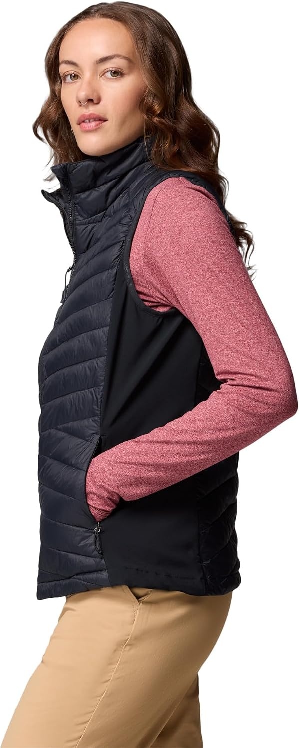 image:imageColumbia Powder Pass III Hybrid Vest Steppweste fr DamenSchwarz