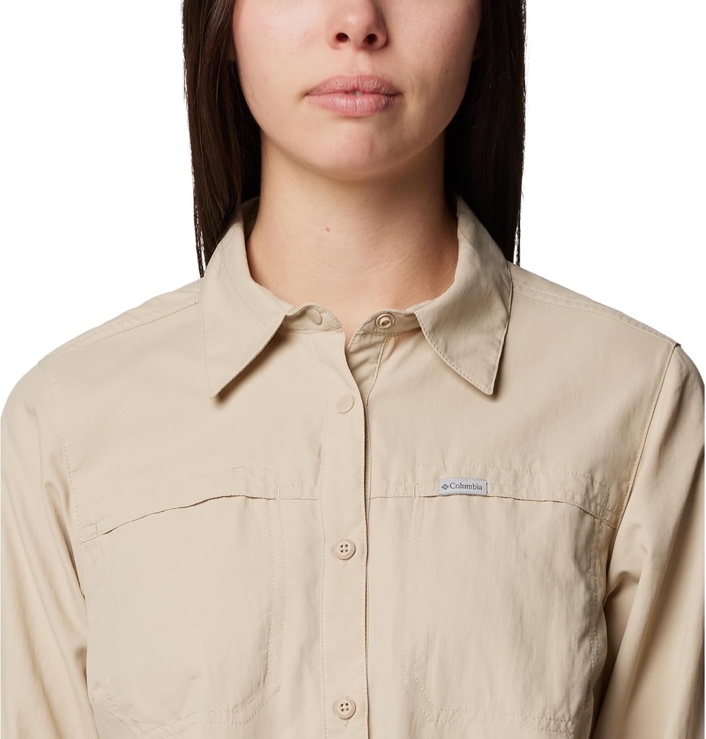 image:imageColumbia Silver Ridge 30 Eur Long Sleeve Langarm Outdoor Wanderhemd fr DamenAncient Fossil