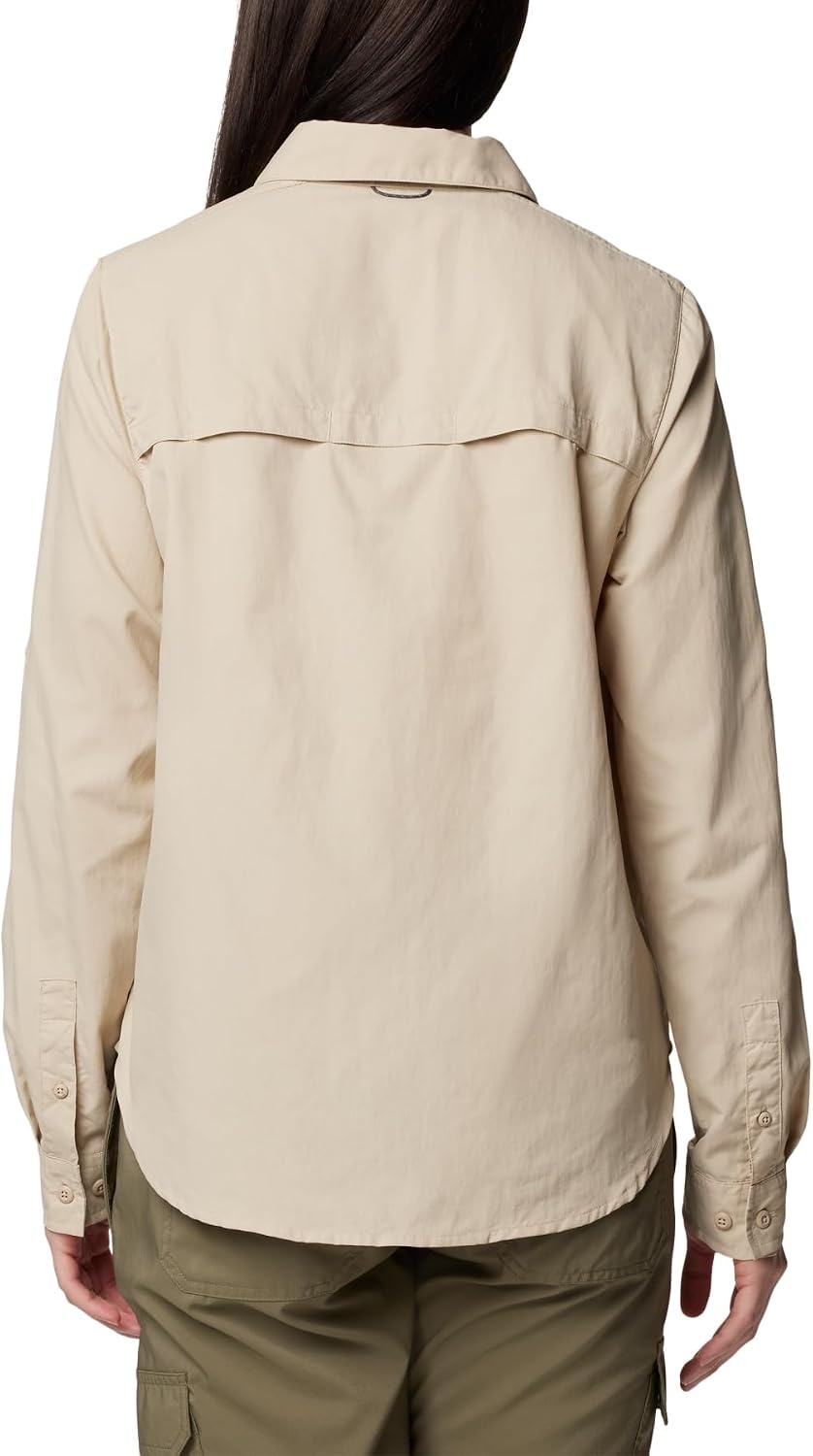 image:imageColumbia Silver Ridge 30 Eur Long Sleeve Langarm Outdoor Wanderhemd fr DamenAncient Fossil