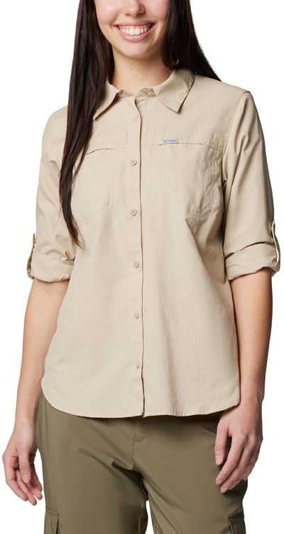 image:imageColumbia Silver Ridge 30 Eur Long Sleeve Langarm Outdoor Wanderhemd fr DamenAncient Fossil